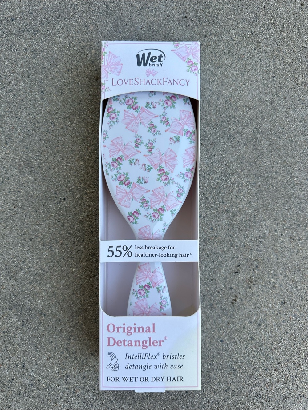 Wet Brush x LoveShackFancy Pink Original Detangler Hair - Rosa Beaux